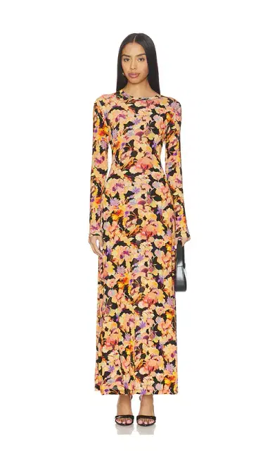 Ulla Johnson Amari Long Sleeve Jersey Dress | Thumbnail 1 Ulla Johnson Amari Long Sleeve Jersey Dress | Thumbnail 1