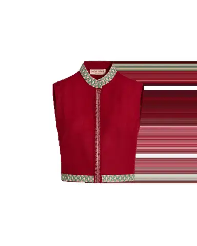 Emporio Sirenuse Andorra Top with Ballerina Embroidery | Thumbnail 6 Emporio Sirenuse Andorra Top with Ballerina Embroidery | Thumbnail 6