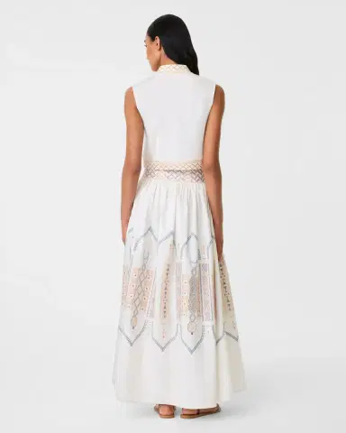 Emporio Sirenuse Andorra Top with Lace Embroidery | Thumbnail 4 Emporio Sirenuse Andorra Top with Lace Embroidery | Thumbnail 4