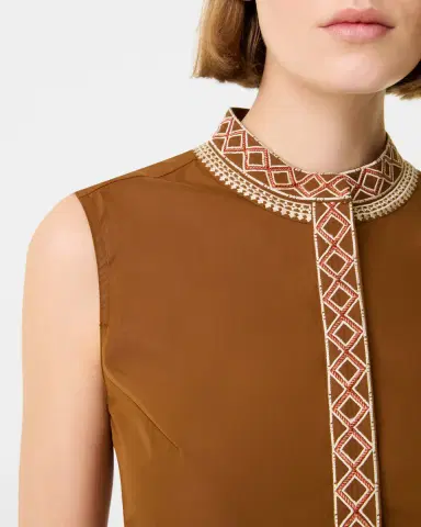 Emporio Sirenuse Andorra Top with Lace Embroidery | Thumbnail 8 Emporio Sirenuse Andorra Top with Lace Embroidery | Thumbnail 8