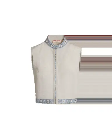 Emporio Sirenuse Andorra Top with Meridiana Embroidery | Thumbnail 8 Emporio Sirenuse Andorra Top with Meridiana Embroidery | Thumbnail 8