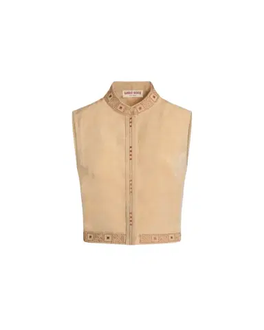 Emporio Sirenuse Andorra Top with Meridiana Embroidery | Thumbnail 1 Emporio Sirenuse Andorra Top with Meridiana Embroidery | Thumbnail 1