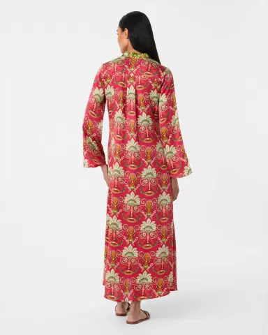 Emporio Sirenuse Jenna Caftan in River Valley Print | Thumbnail 4 Emporio Sirenuse Jenna Caftan in River Valley Print | Thumbnail 4