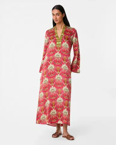 Emporio Sirenuse Jenna Caftan in River Valley Print | Thumbnail 1 Emporio Sirenuse Jenna Caftan in River Valley Print | Thumbnail 1