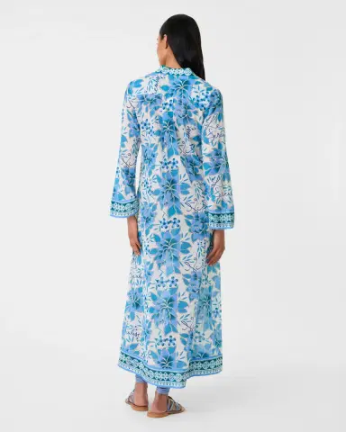 Emporio Sirenuse Jenna Caftan in Eastern Dream Print | Thumbnail 4 Emporio Sirenuse Jenna Caftan in Eastern Dream Print | Thumbnail 4