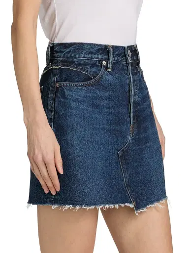 Moussy Vintage Women's Duxbury Denim Western Miniskirt | Thumbnail 4 Moussy Vintage Women's Duxbury Denim Western Miniskirt | Thumbnail 4