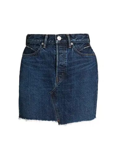 Moussy Vintage Women's Duxbury Denim Western Miniskirt | Thumbnail 1 Moussy Vintage Women's Duxbury Denim Western Miniskirt | Thumbnail 1
