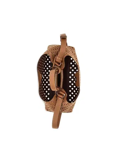 Tod's Women's Perforated Leather Top Handle Bag - Kenia Boreaux | Thumbnail 3 Tod's Women's Perforated Leather Top Handle Bag - Kenia Boreaux | Thumbnail 3