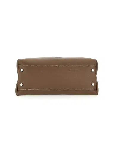 Tod's Women's Small Leather Top Handle Bag - Noce Creta | Thumbnail 6 Tod's Women's Small Leather Top Handle Bag - Noce Creta | Thumbnail 6