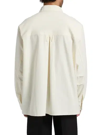 Willy Chavarria Men's Corcoran Oversized Workshirt - Masa - Size Small | Thumbnail 5 Willy Chavarria Men's Corcoran Oversized Workshirt - Masa - Size Small | Thumbnail 5