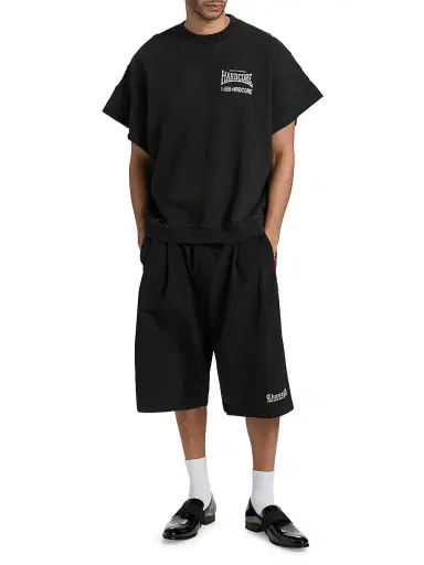 Willy Chavarria Men's //'Hardcore//' Muscle T-Shirt - Black - Size Small | Thumbnail 2 Willy Chavarria Men's //'Hardcore//' Muscle T-Shirt - Black - Size Small | Thumbnail 2