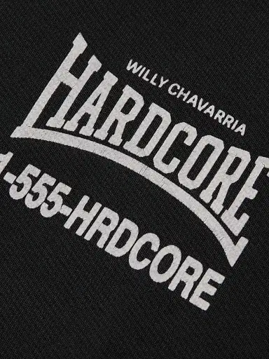 Willy Chavarria Men's //'Hardcore//' Muscle T-Shirt - Black - Size Small | Thumbnail 7 Willy Chavarria Men's //'Hardcore//' Muscle T-Shirt - Black - Size Small | Thumbnail 7