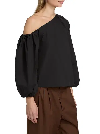 Tanya Taylor Women's Tabitha Off-The-Shoulder Top - Black | Thumbnail 4 Tanya Taylor Women's Tabitha Off-The-Shoulder Top - Black | Thumbnail 4