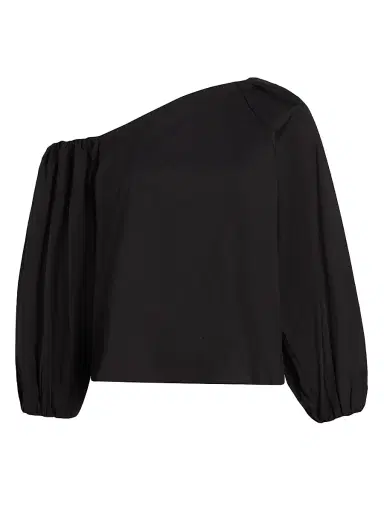 Tanya Taylor Women's Tabitha Off-The-Shoulder Top - Black | Thumbnail 1 Tanya Taylor Women's Tabitha Off-The-Shoulder Top - Black | Thumbnail 1