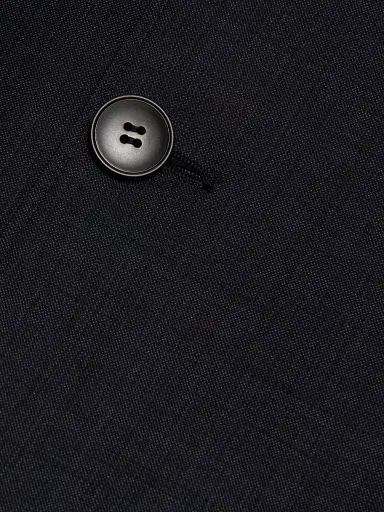 Canali Men's Denim-Effect Wool Raincoat - Navy | Thumbnail 7 Canali Men's Denim-Effect Wool Raincoat - Navy | Thumbnail 7