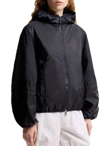 Moncler Women's Zelkova Jacket - Navy Blue | Thumbnail 2 Moncler Women's Zelkova Jacket - Navy Blue | Thumbnail 2