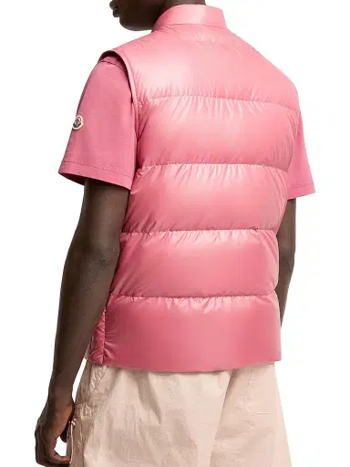 Moncler Men's Restigo Puffer Vest - Bright Pink | Thumbnail 3 Moncler Men's Restigo Puffer Vest - Bright Pink | Thumbnail 3