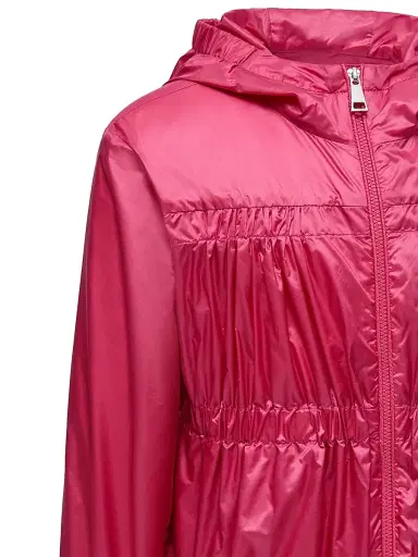 Moncler Little Girl's & Girl's Aulne Jacket in Longue Saison - Bright Pink | Thumbnail 4 Moncler Little Girl's & Girl's Aulne Jacket in Longue Saison - Bright Pink | Thumbnail 4