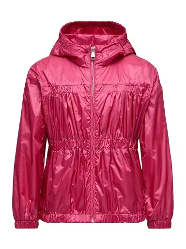 Moncler Little Girl's & Girl's Aulne Jacket in Longue Saison - Bright Pink | Thumbnail 1 Moncler Little Girl's & Girl's Aulne Jacket in Longue Saison - Bright Pink | Thumbnail 1