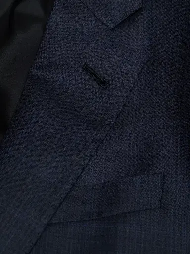 Giorgio Armani Men's Micro Check Windowpane Suit - Charcoal | Thumbnail 7 Giorgio Armani Men's Micro Check Windowpane Suit - Charcoal | Thumbnail 7