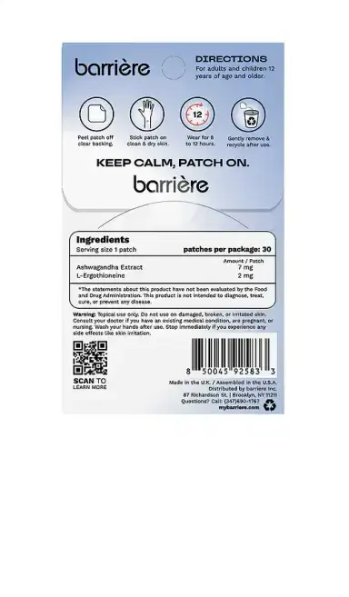 barrière Everyday Calm Patch 30 Pack | Thumbnail 2 barrière Everyday Calm Patch 30 Pack | Thumbnail 2