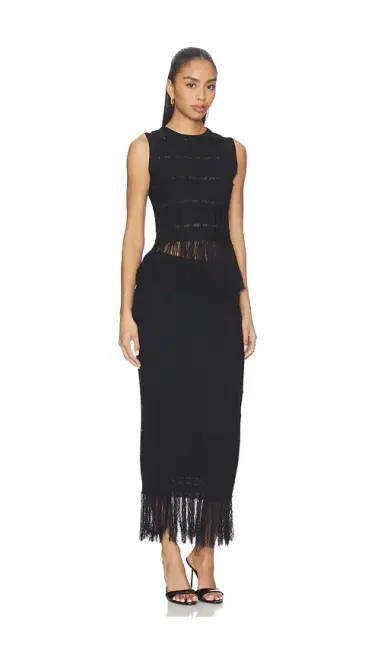 Karina Grimaldi Aria Fringe Knit Set | Thumbnail 2 Karina Grimaldi Aria Fringe Knit Set | Thumbnail 2