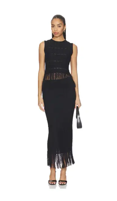 Karina Grimaldi Aria Fringe Knit Set | Thumbnail 1 Karina Grimaldi Aria Fringe Knit Set | Thumbnail 1
