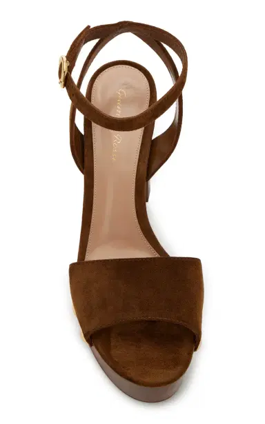 Gianvito Rossi Ardéa Suede Platform Sandals | Thumbnail 3 Gianvito Rossi Ardéa Suede Platform Sandals | Thumbnail 3