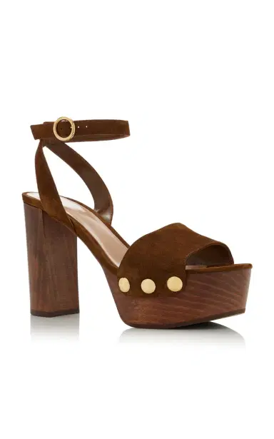 Gianvito Rossi Ardéa Suede Platform Sandals | Thumbnail 4 Gianvito Rossi Ardéa Suede Platform Sandals | Thumbnail 4