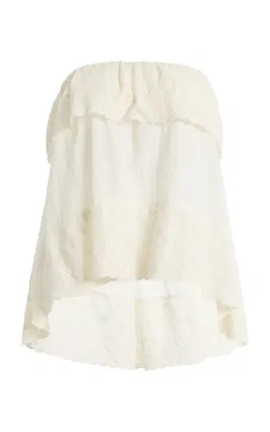 Boteh Serenia Strapless Lace-Frill Cotton Top | Thumbnail 38 Boteh Serenia Strapless Lace-Frill Cotton Top | Thumbnail 38