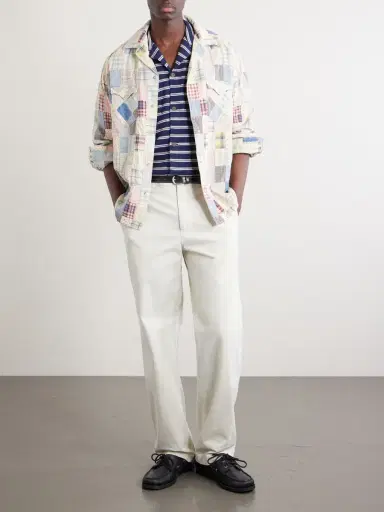 Polo Ralph Lauren Striped Cotton-Blend Shirt - Men | Thumbnail 2 Polo Ralph Lauren Striped Cotton-Blend Shirt - Men | Thumbnail 2