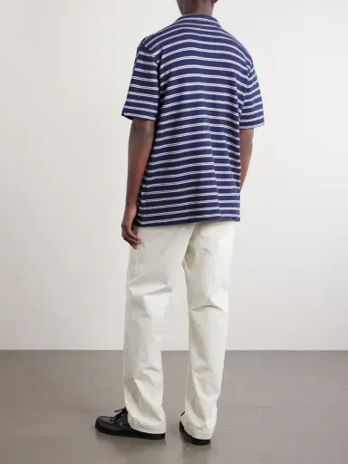 Polo Ralph Lauren Striped Cotton-Blend Shirt - Men | Thumbnail 4 Polo Ralph Lauren Striped Cotton-Blend Shirt - Men | Thumbnail 4