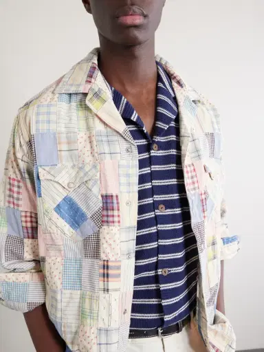 Polo Ralph Lauren Striped Cotton-Blend Shirt - Men | Thumbnail 5 Polo Ralph Lauren Striped Cotton-Blend Shirt - Men | Thumbnail 5