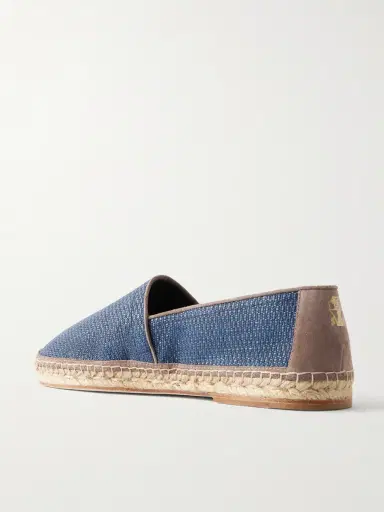 Brunello Cucinelli Suede-Trimmed Raffia Espadrilles - Men | Thumbnail 4 Brunello Cucinelli Suede-Trimmed Raffia Espadrilles - Men | Thumbnail 4