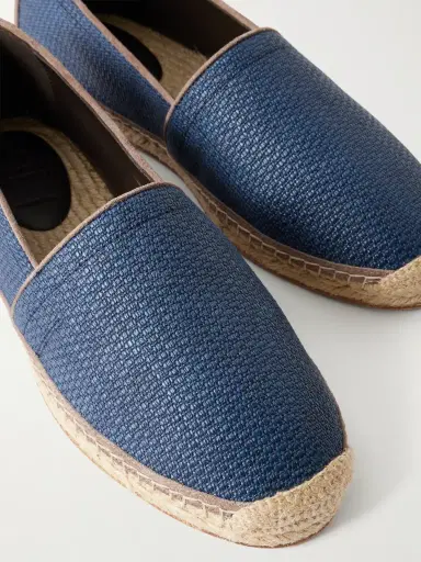 Brunello Cucinelli Suede-Trimmed Raffia Espadrilles - Men | Thumbnail 5 Brunello Cucinelli Suede-Trimmed Raffia Espadrilles - Men | Thumbnail 5