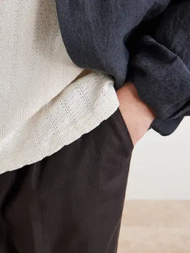 A Kind Of Guise Thuy Pointelle-Knit Cotton and Linen-Blend T-Shirt - Men | Thumbnail 6 A Kind Of Guise Thuy Pointelle-Knit Cotton and Linen-Blend T-Shirt - Men | Thumbnail 6