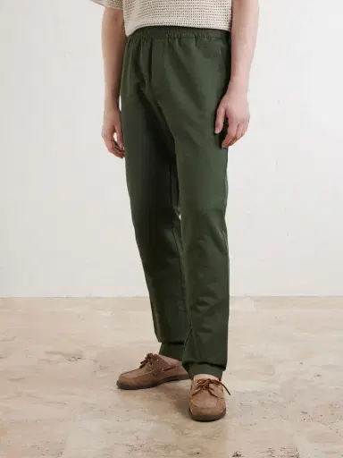 Sunspel Tapered Cotton and Linen-Blend Trousers - Men | Thumbnail 3 Sunspel Tapered Cotton and Linen-Blend Trousers - Men | Thumbnail 3