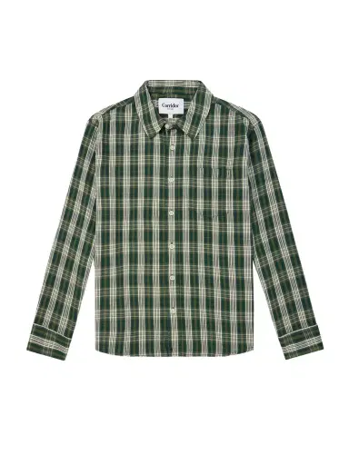 Corridor Verdant Checked Cotton Shirt - Men | Thumbnail 1 Corridor Verdant Checked Cotton Shirt - Men | Thumbnail 1
