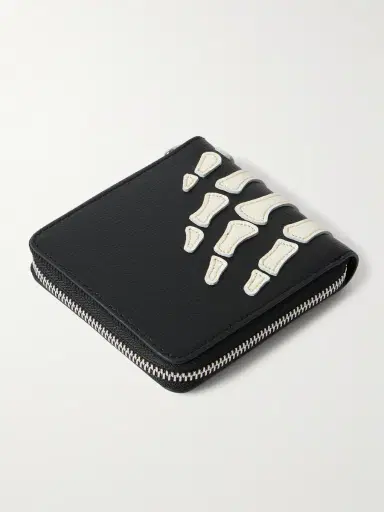 KAPITAL Thumbs-Up Mini Appliquéd Leather Zip-Around Wallet - Men | Thumbnail 2 KAPITAL Thumbs-Up Mini Appliquéd Leather Zip-Around Wallet - Men | Thumbnail 2