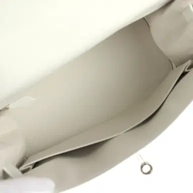 HERMÈS Hermes Kelly Retourne 28 New White Evercolor Palladium Hardware | Thumbnail 8 HERMÈS Hermes Kelly Retourne 28 New White Evercolor Palladium Hardware | Thumbnail 8