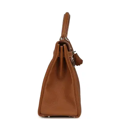 HERMÈS Hermes Kelly Retourne 32 Gold Togo Palladium Hardware | Thumbnail 3 HERMÈS Hermes Kelly Retourne 32 Gold Togo Palladium Hardware | Thumbnail 3