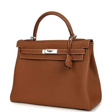 HERMÈS Hermes Kelly Retourne 32 Gold Togo Palladium Hardware | Thumbnail 5 HERMÈS Hermes Kelly Retourne 32 Gold Togo Palladium Hardware | Thumbnail 5