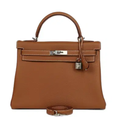HERMÈS Hermes Kelly Retourne 32 Gold Togo Palladium Hardware | Thumbnail 1 HERMÈS Hermes Kelly Retourne 32 Gold Togo Palladium Hardware | Thumbnail 1