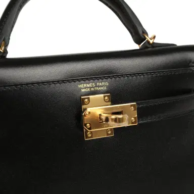 HERMÈS Hermes Kelly Sellier 20 Black Box Gold Hardware | Thumbnail 7 HERMÈS Hermes Kelly Sellier 20 Black Box Gold Hardware | Thumbnail 7