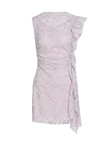 A.L.C. Women's Astra Floral Lace Cotton-Blend Minidress - Lilac - Size 12 | Thumbnail 1 A.L.C. Women's Astra Floral Lace Cotton-Blend Minidress - Lilac - Size 12 | Thumbnail 1