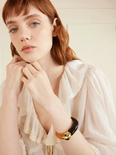 Chloé tone, Enamel And Resin Cuff | Thumbnail 2 Chloé tone, Enamel And Resin Cuff | Thumbnail 2