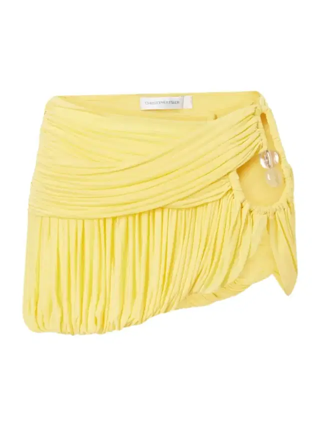 Embellished Cutout Pleated Jersey Mini Skirt Embellished Cutout Pleated Jersey Mini Skirt