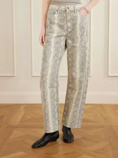 Citizens of Humanity Miro Long Snake-print Mid-rise Barrel-leg Jeans | Thumbnail 3 Citizens of Humanity Miro Long Snake-print Mid-rise Barrel-leg Jeans | Thumbnail 3