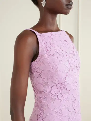Patou Floral-embroidered Cotton-blend Guipure Lace Midi Dress | Thumbnail 4 Patou Floral-embroidered Cotton-blend Guipure Lace Midi Dress | Thumbnail 4