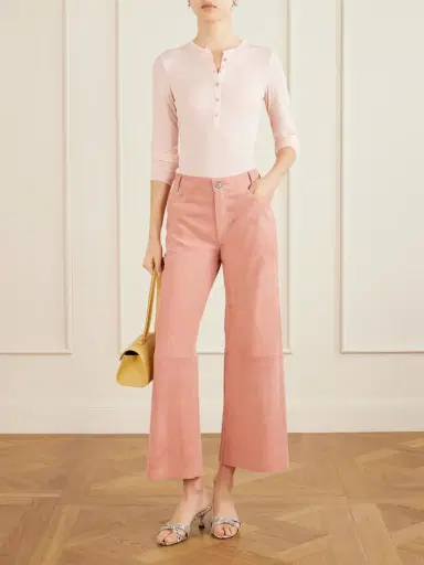 STOULS Lilou Suede Wide-leg Pants | Thumbnail 2 STOULS Lilou Suede Wide-leg Pants | Thumbnail 2
